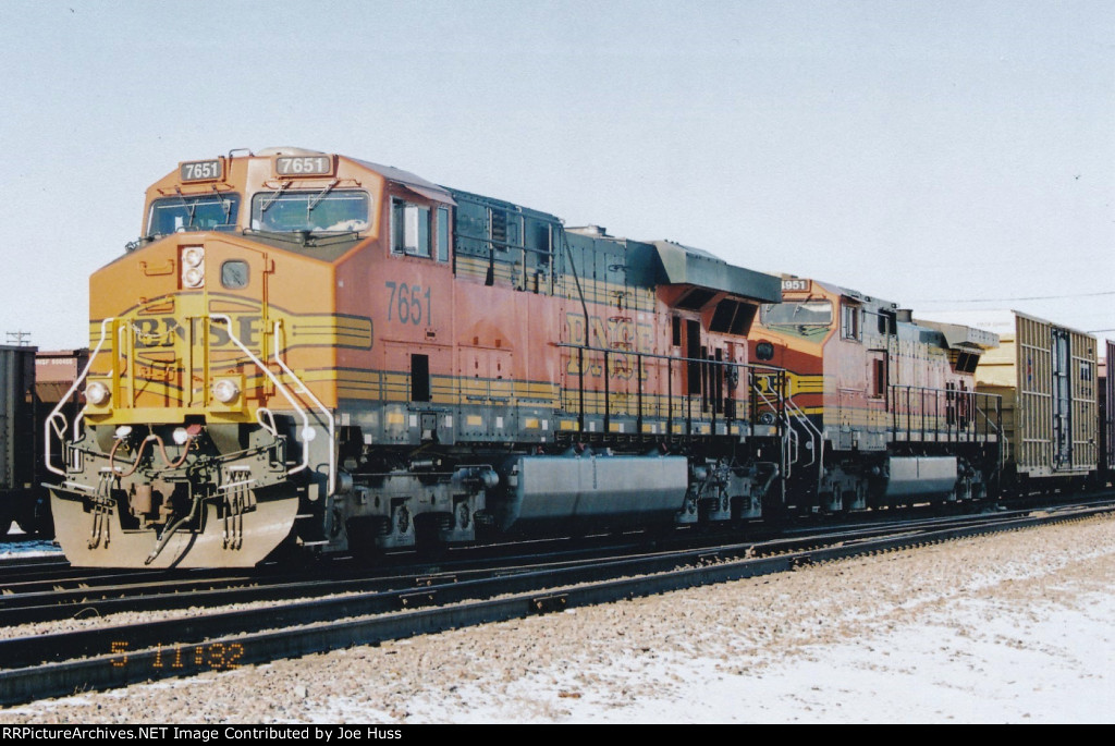 BNSF 7651 East